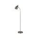 ajaccio retro leeslamp vloerlamp geborsteld staal