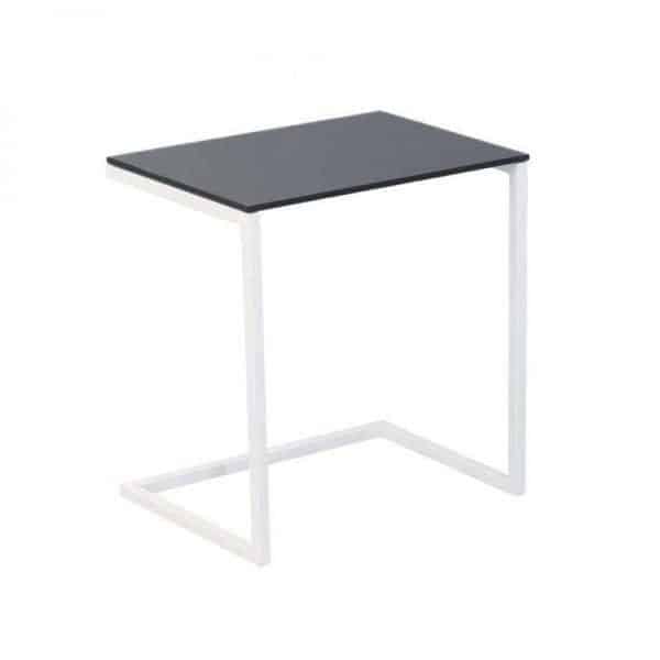 sigaar Torrent stikstof Laptoptafel glas RVS of zwart Turtle XL - Global Furniture Woonwinkel