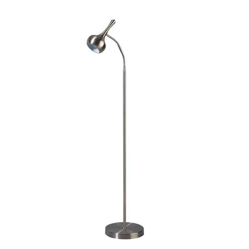 stof in de ogen gooien Overvloed Uitbreiden Ajanda retro vloerlamp wit of metaal | Global Furniture