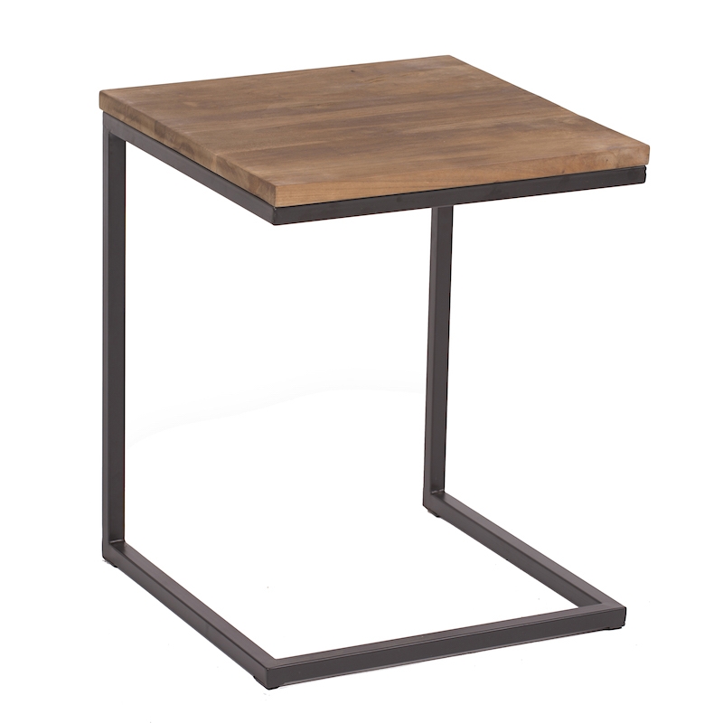 Neva bank teak metaal | Global Furniture Woonwinkel