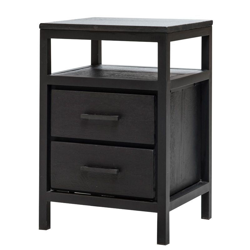 Neva Black teakhout metaal | Furniture