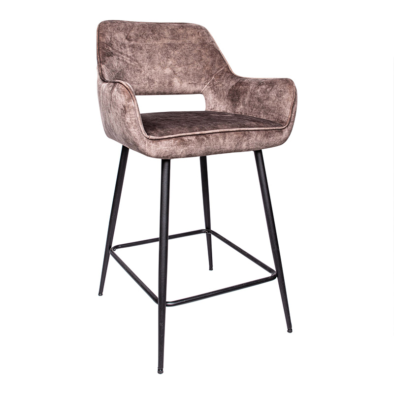 Oefening ontgrendelen Draaien Fal moderne velvet barstoel laag | Global Furniture